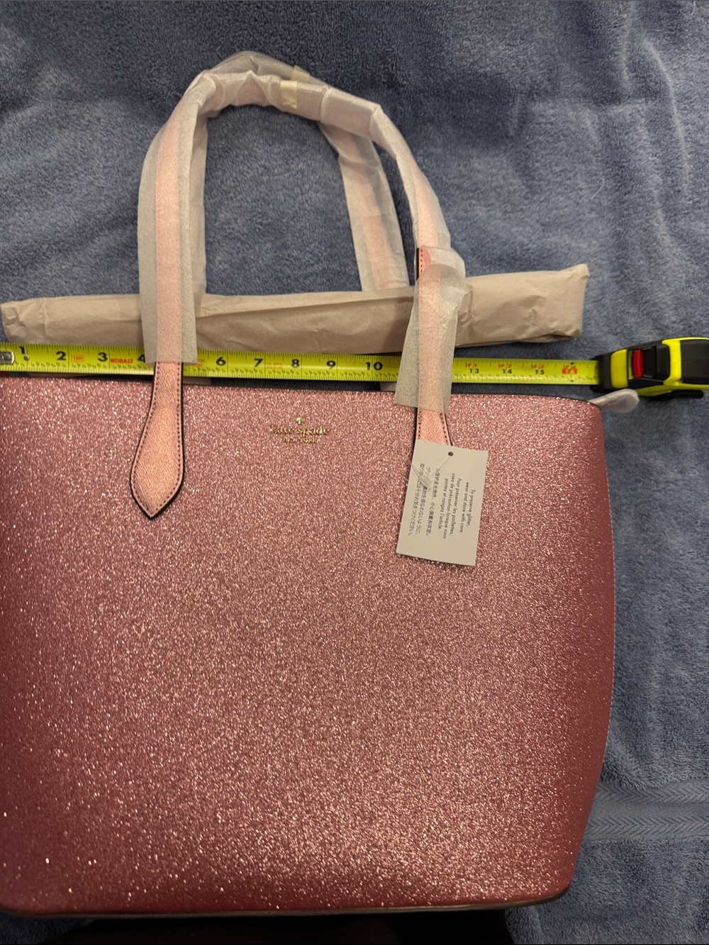 kate spade Rose Pink Glitter Tote - Picture 11 of 11